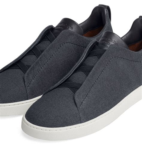 zegna triple stitch sneakers